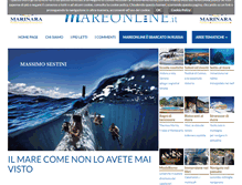 Tablet Screenshot of mareonline.it
